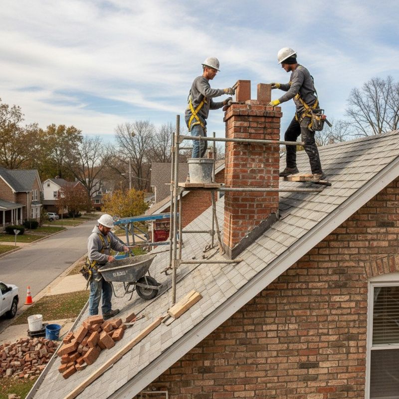 Chimney Brick Installation