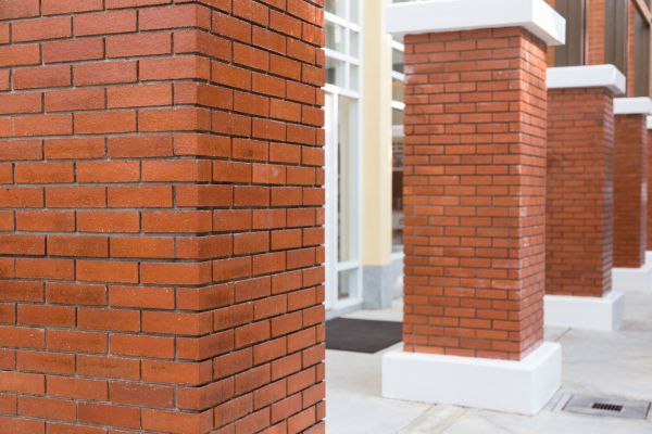 Brick Column Installation in Herndon