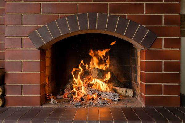 Brick Fireplace Installation in Herndon