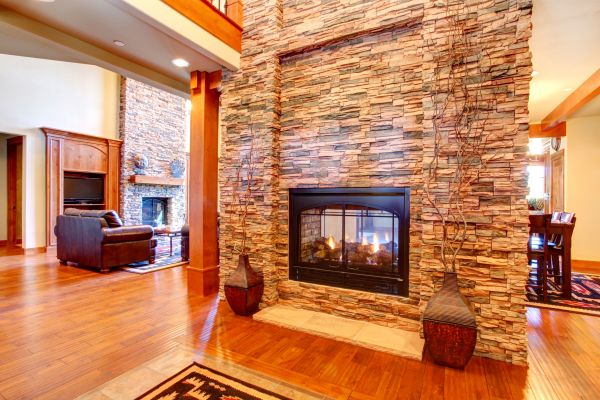 Stone Hearth Installation in Herndon