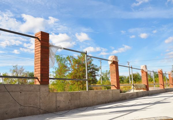 Brick Pillar Installation in Herndon