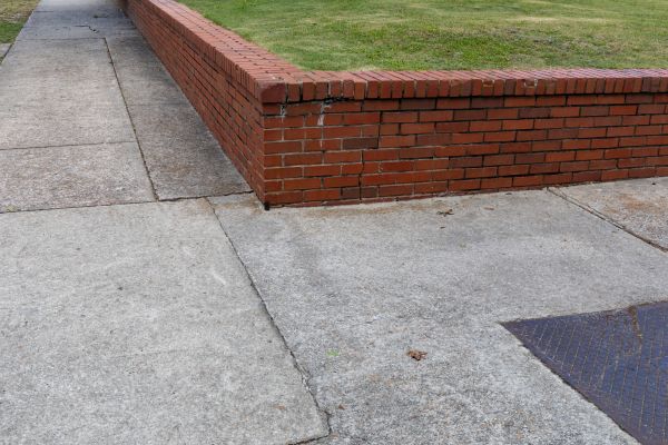 Brick Retaining Wall Repair in Herndon